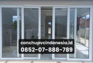pintu geser upvc
