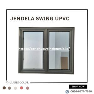 jendela swing upvc 