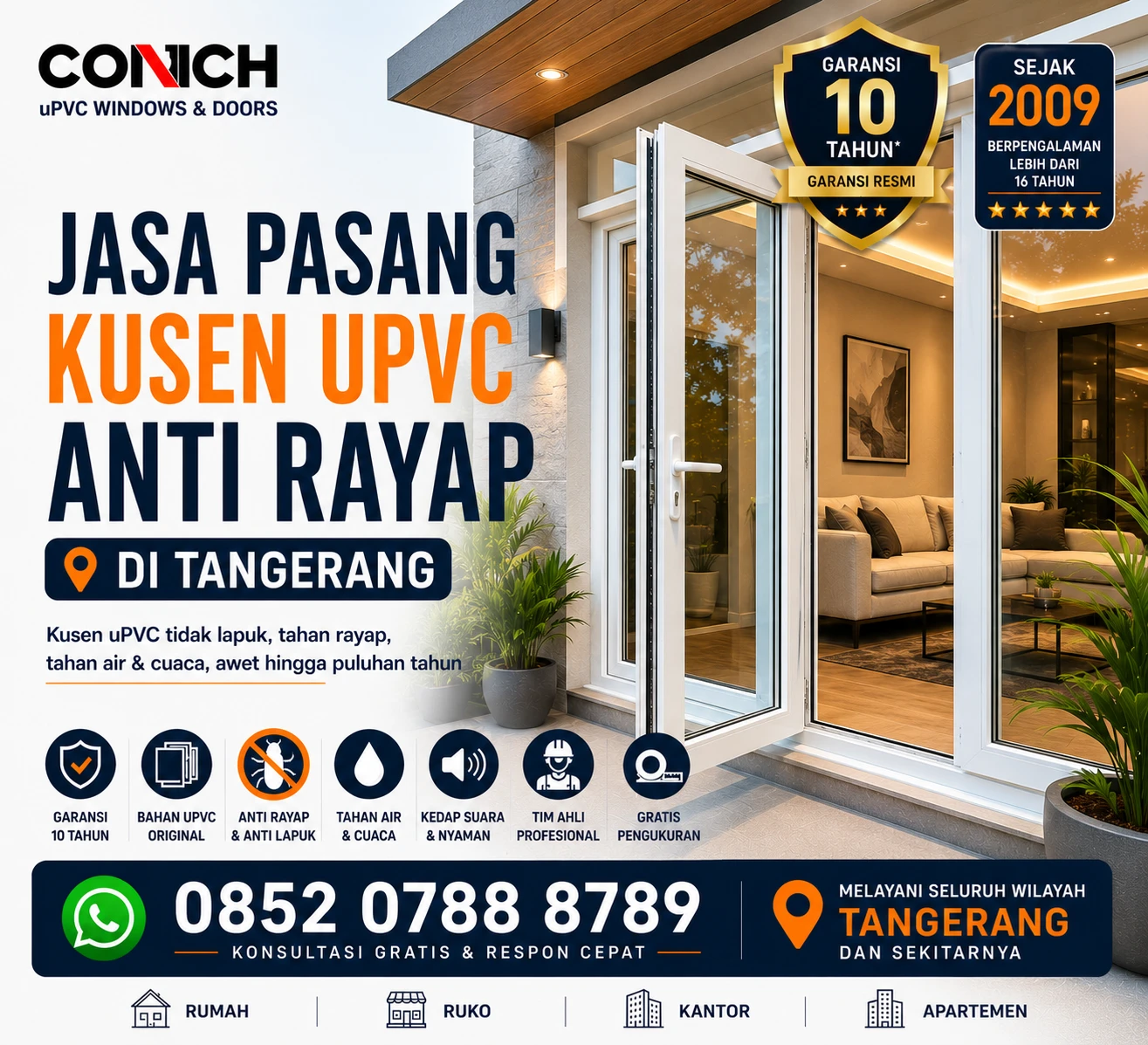 jasa-pasang-kusen-upvc-anti-rayap-di-tangerang